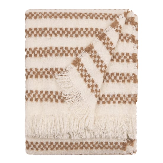 HOEM Clyne Striped Tasselled Throw - Image 1