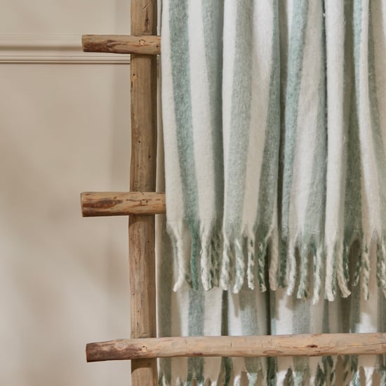 Wylder Beechwood 100% Cotton Woven Stripe Throw - Image 2