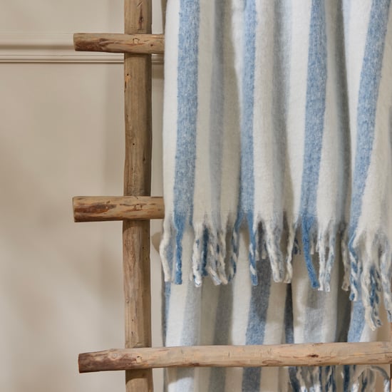 Wylder Beechwood 100% Cotton Woven Stripe Throw - Image 2