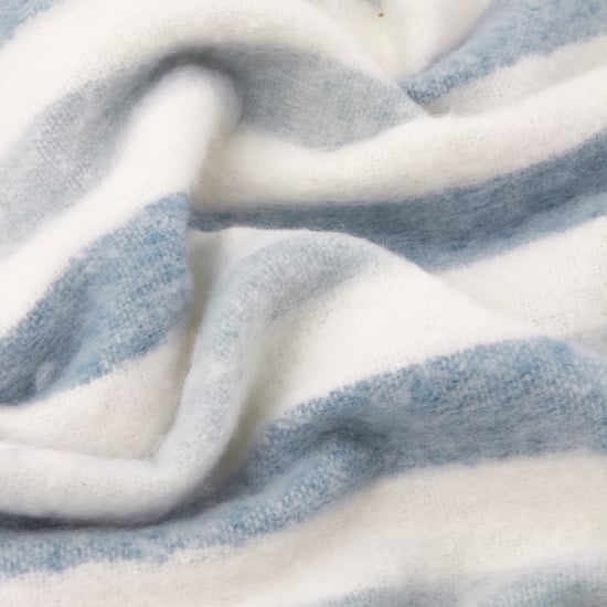 Wylder Beechwood 100% Cotton Woven Stripe Throw - Image 4