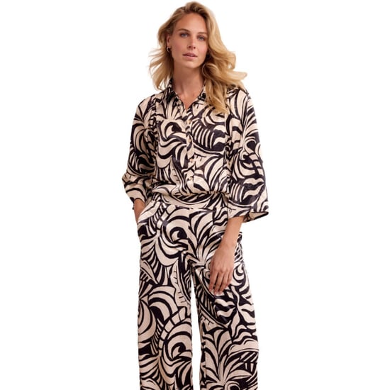 Tramontana Blouse print black & stone - Image 2