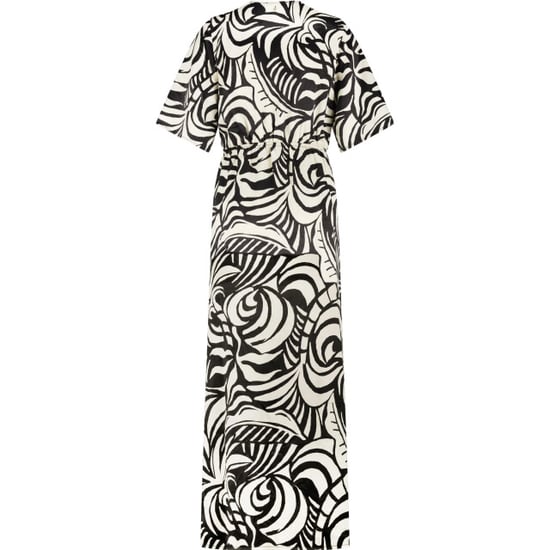 Tramontana Dress print black & stone - Image 3