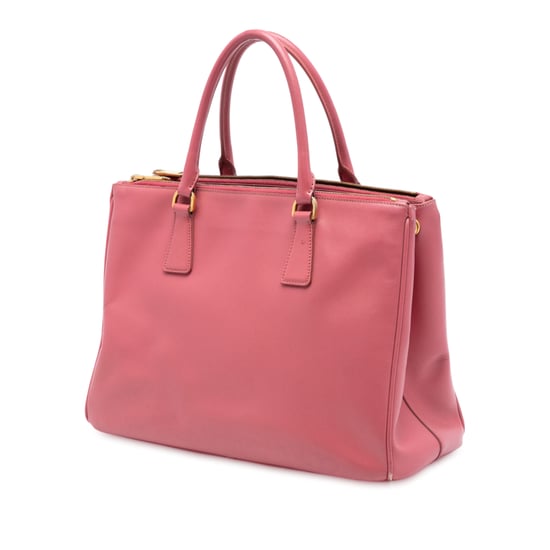 Pre-owned Medium Saffiano Lux Galleria Double Zip Satchel - Image 2