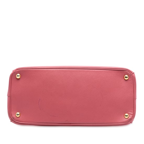 Pre-owned Medium Saffiano Lux Galleria Double Zip Satchel - Image 3