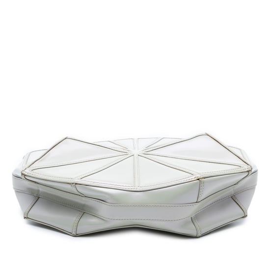 Tweedehands Pareloverse Lamsleer Midnight Swim Pols Clutch - Image 4