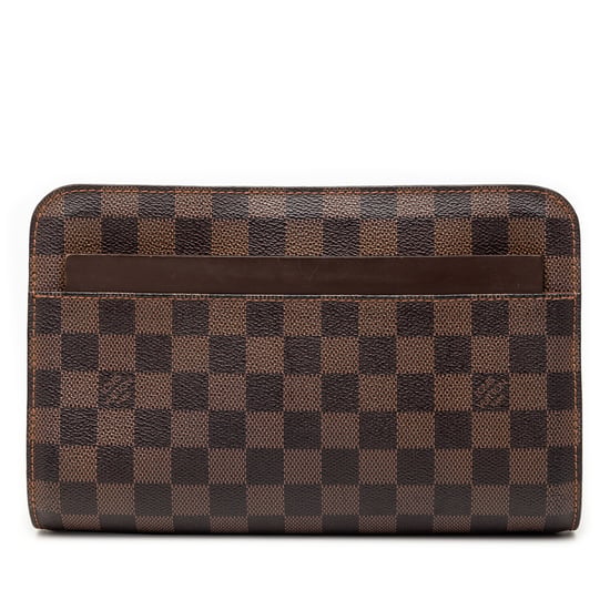 Pre-owned Damier Ebene Saint Louis Pochette - Image 2