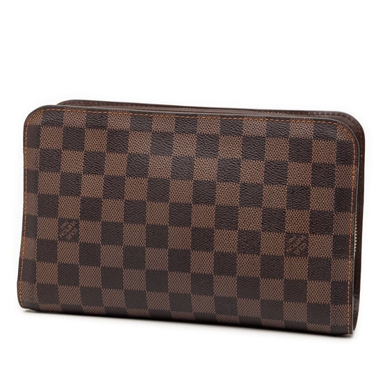 Pre-owned Damier Ebene Saint Louis Pochette - Image 3