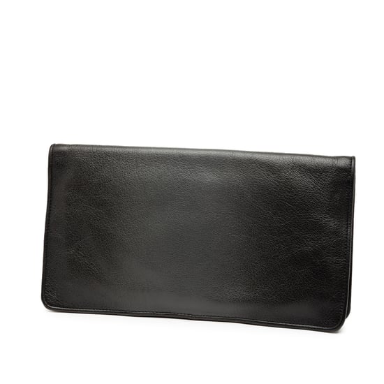 Pre-owned Leather Turn Lock Clutch - Image 2