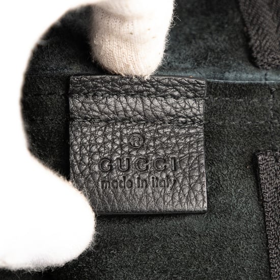 Begagnad Medium Läder Logo Portfolio Clutch - Image 5