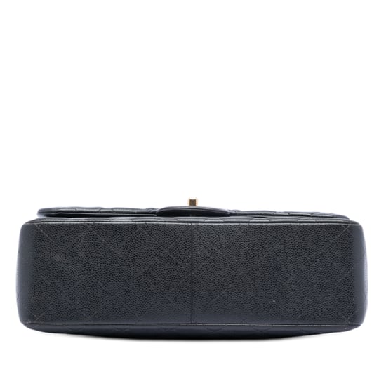 Pre-owned Jumbo Classic Caviar Double Flap - Image 3