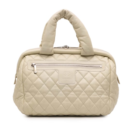 Pre-owned Quilted Caviar Coco Cocoon Bowler Bag - Image 1
