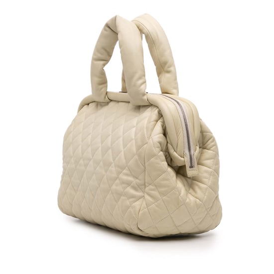 Pre-owned Quilted Caviar Coco Cocoon Bowler Bag - Image 2