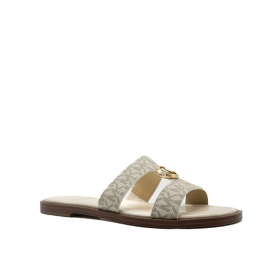 Michael Kors Erin leather flat sandaal - Image 1