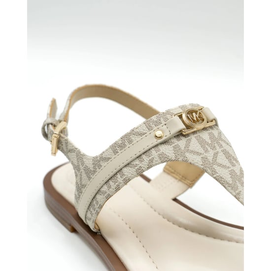 Michael Kors Mandy signature logo t-strap sandaal - Image 3