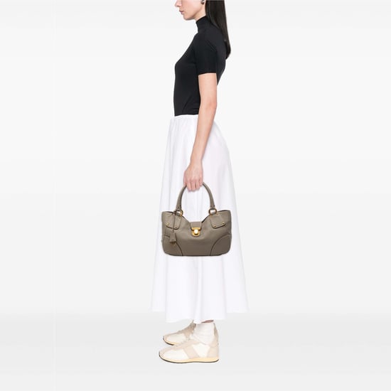 Pre-owned Vitello Daino Shoulder Bag - Image 6