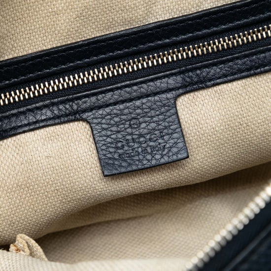 Tweedehands Leren Soho Chain Zip Schoudertas - Image 5