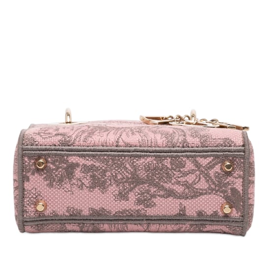 Tweedehands Mini Geborduurde Canvas Toile De Jouy Lady D Lite - Image 3