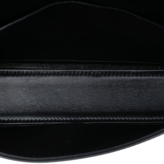 Pre-owned Smooth Calfskin Cuir Triomphe Chain Shoulder Bag - Image 4