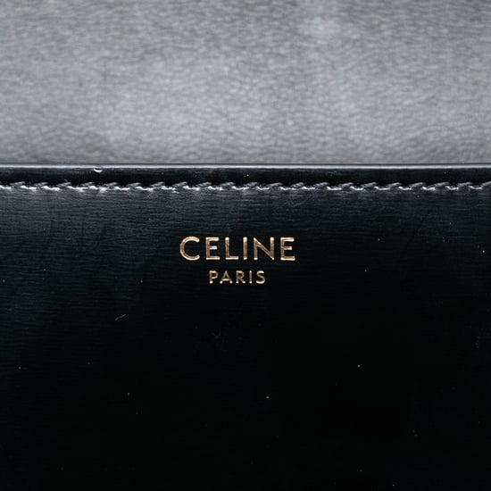 Pre-owned Smooth Calfskin Cuir Triomphe Chain Shoulder Bag - Image 5