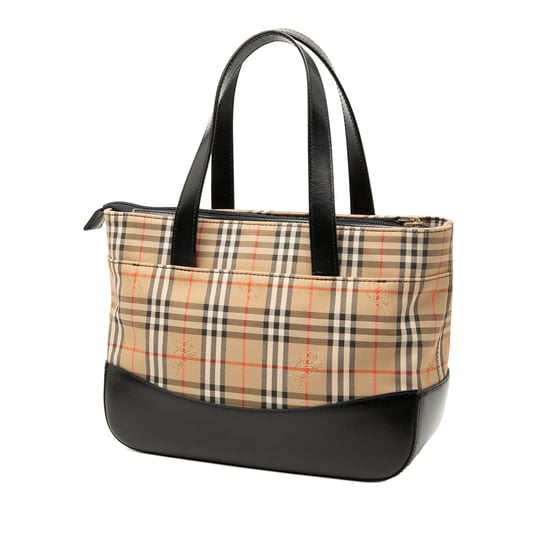 Pre-owned Haymarket Check Canvas Handbag - Image 2