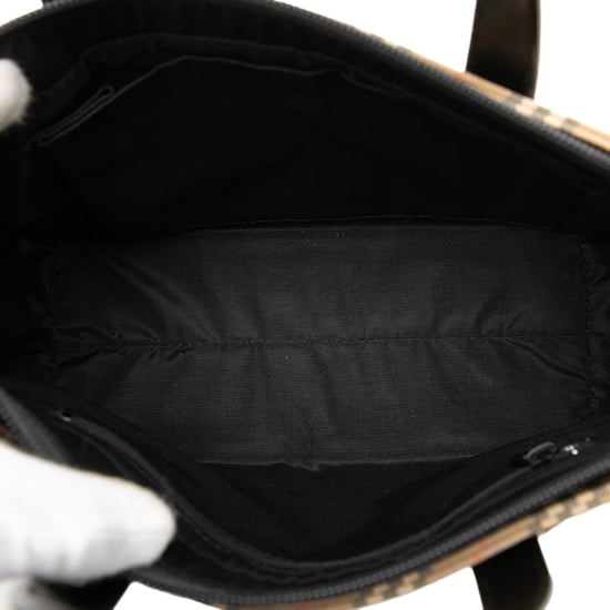 Pre-owned Haymarket Check Canvas Handbag - Image 4