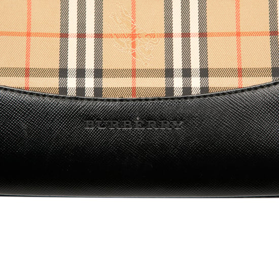Pre-owned Haymarket Check Canvas Handbag - Image 5
