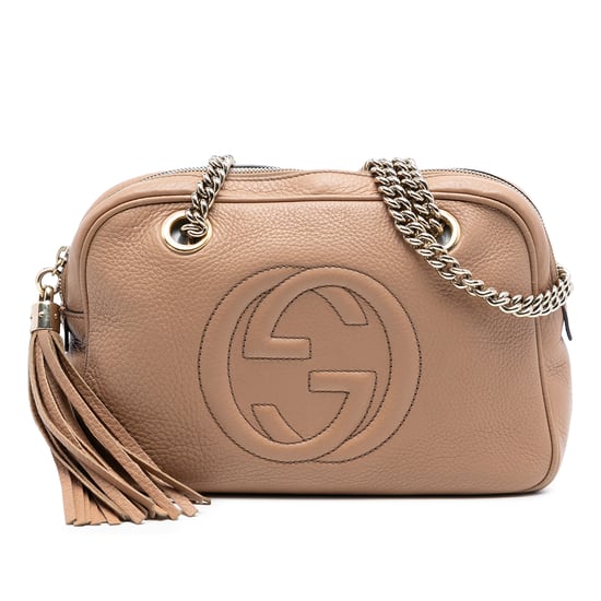 Pre-owned Pebbled Leather Soho Chain Zip Shoulder Bag - Image 1