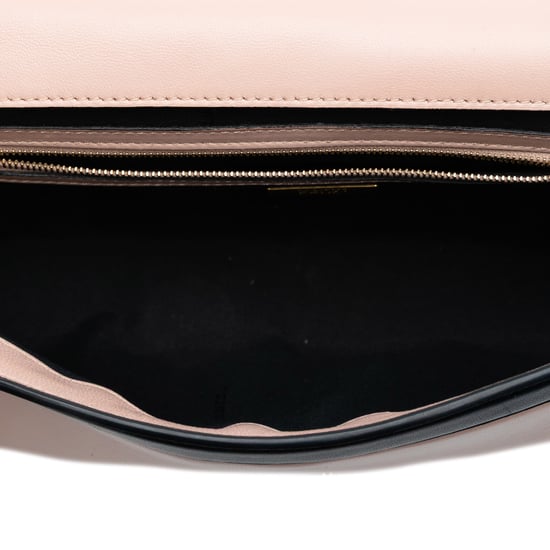 Tweedehands Bicolor Leren Ketting Midi Baguette - Image 4