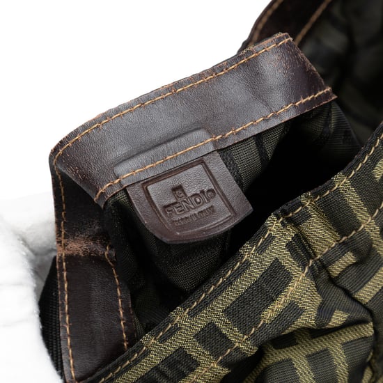 Tweedekans Zucca Canvas en Nylon Vouwbare Tas - Image 5