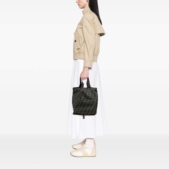 Tweedekans Zucca Canvas en Nylon Vouwbare Tas - Image 6