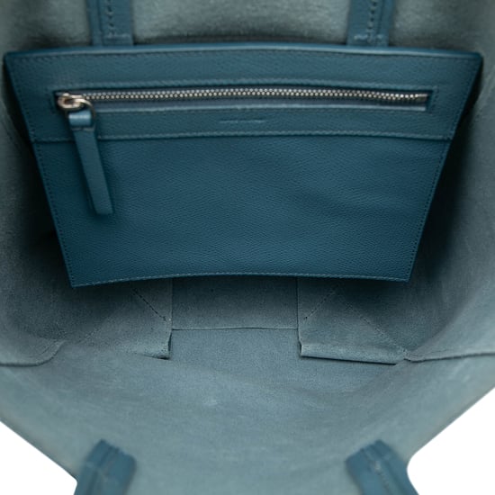 Pre-owned Small Grained Calfskin Vertical Cabas Satchel - Image 4