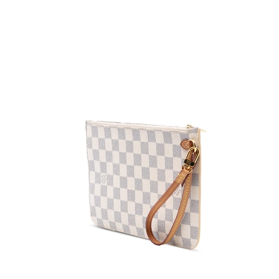 Pre-owned Damier Azur Neverfull Mm Pouch - Image 3