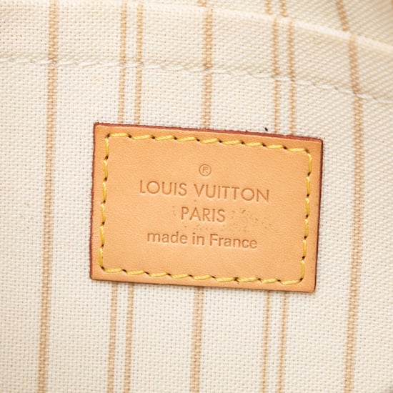 Pre-owned Damier Azur Neverfull Mm Pouch - Image 6