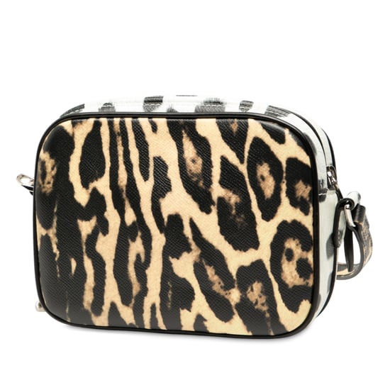 Tweedehands Luipaardprint Leren Camera Tas - Image 2