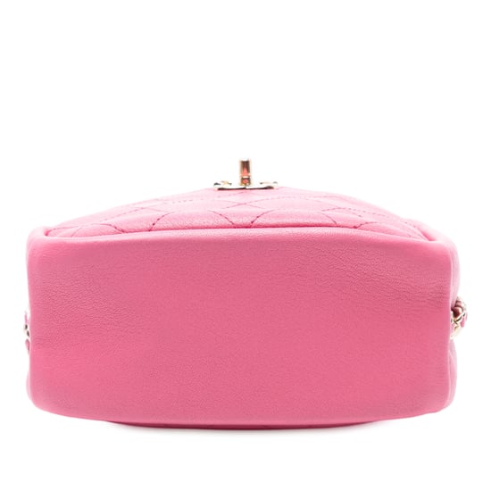 Pre-owned Stitched Goatskin Casual Trip North South Camera Case - Image 3