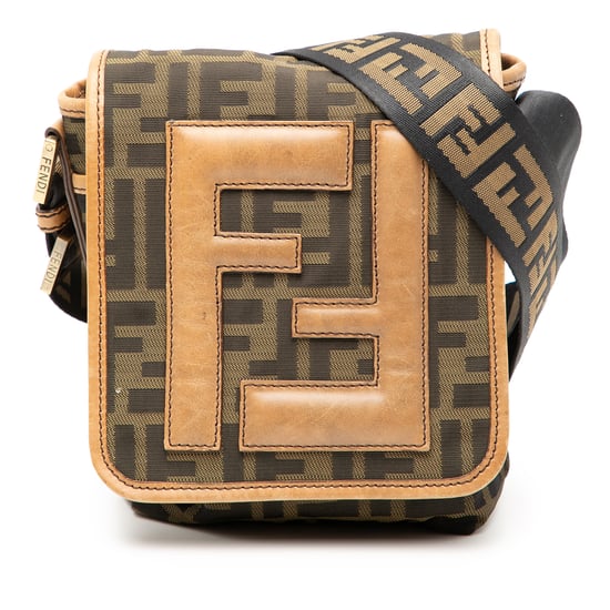 Tweedehands Mini Ff Zucca Canvas Schoudertas - Image 1