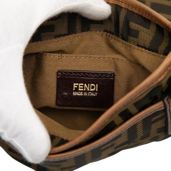 Tweedehands Mini Ff Zucca Canvas Schoudertas - Image 5