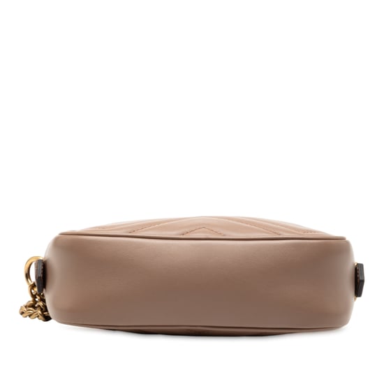Tweedekans Mini Gg Marmont Matelassé Leren Schoudertas - Image 3