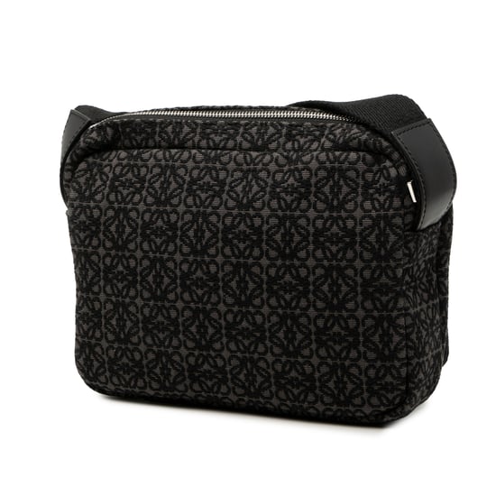 Pre-owned Xs Anagram Canvas Military Messenger Bag - Image 2
