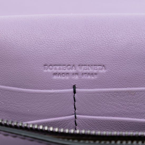 Pre-owned Nappa Intrecciato Studded Wallet On Chain - Image 5