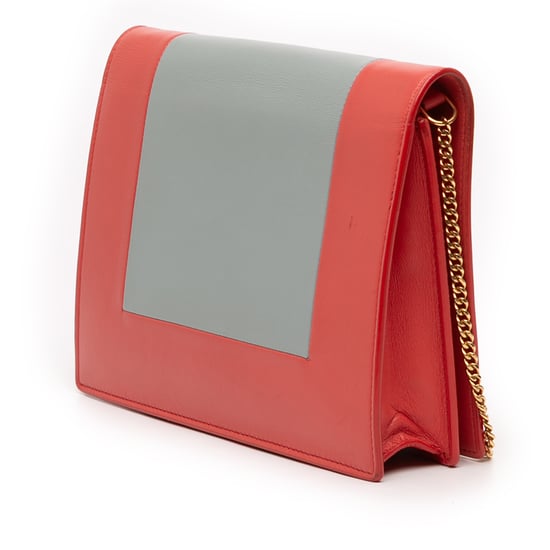 Pre-owned Leather Frame Wallet On Chain - Image 2