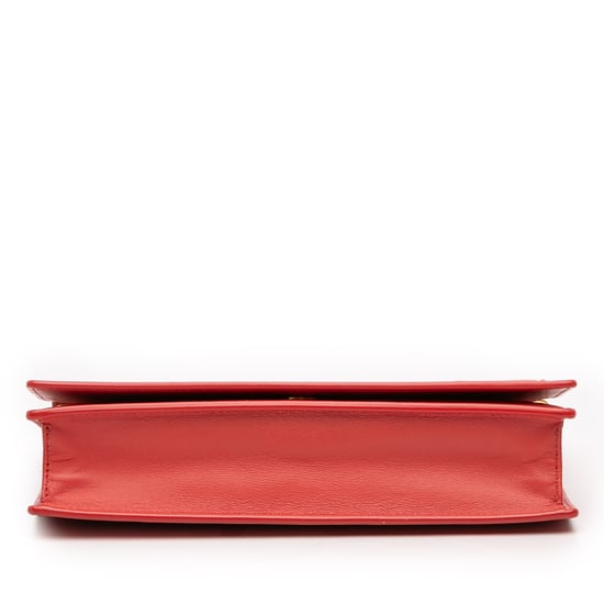 Pre-owned Leather Frame Wallet On Chain - Image 3