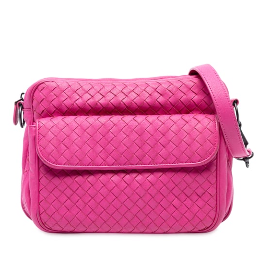 Pre-owned Nappa Intrecciato Front Pocket Messenger Bag - Image 1