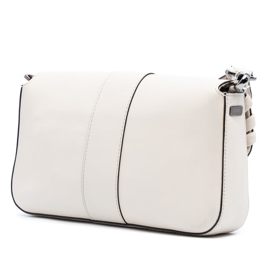 Pre-owned Whipstitch Leather Baguette Crossbody - Image 2