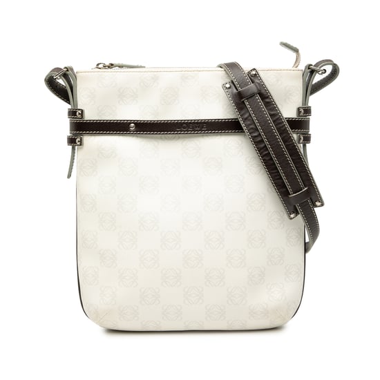 Pre-owned Anagram Coated Canvas Crossbody - Image 1