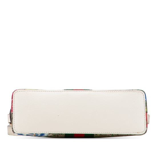 Pre-owned Small Gg Supreme Flora Ophidia Dome Crossbody - Image 3