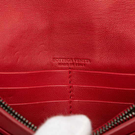 Pre-owned Nappa Intrecciato Wallet On Chain - Image 6