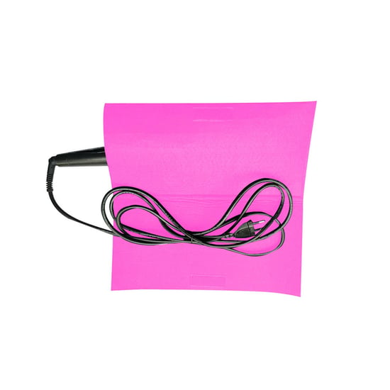 Envie Hair Straightener Heat Protection Case for Flat Iron Foldable Design, Pink - Image 3