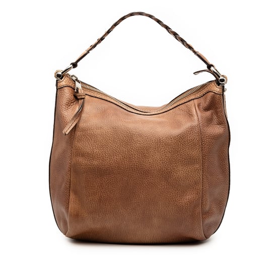 Pre-owned Leather Bamboo Shoulder Bag - Image 1