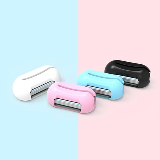 Envie 2 in 1 Finger Shaver Mini Razor Travel Portable Toothbrush Cover, White - Image 4